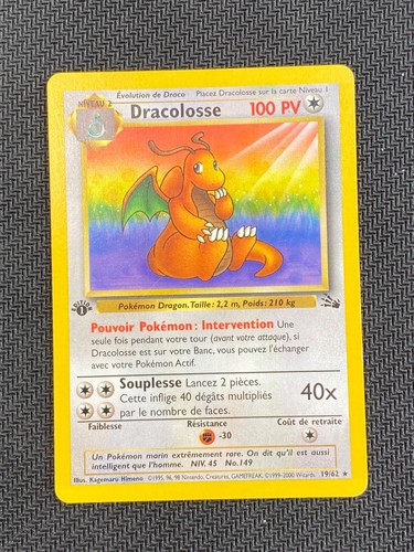 Carte pokémon dracolosse - carte,