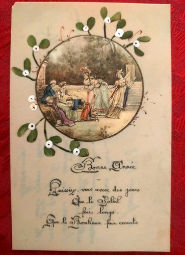 Cpa 1917 bonne année - cpa,