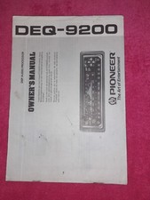 Pioneer Vintage Component  Youngtimes  Manual DEQ 9200 KEX CDX KEH DEH DEX