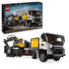 LEGO Technic 42175 Camion Volvo FMX et Pelleteuse électrique EC230 