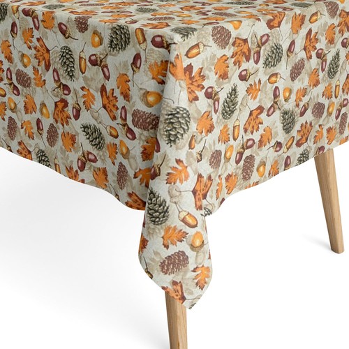 Nappe jacquard coton enduit - nappe,