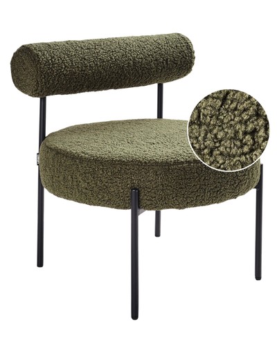 Chaise appoint bouclé - chaise, en