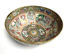 Bol à Punch en Porcelaine au