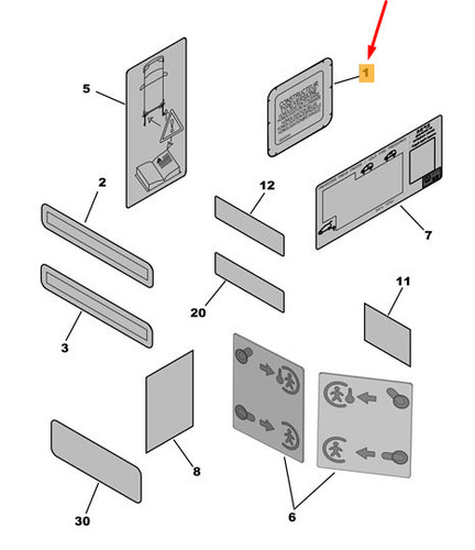 Citro jumpy mk3 plaque - mk3,
