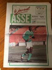 Programme ASSE le journal n°54  )) ST ETIENNE V OL LYON  - Saison 1991/92