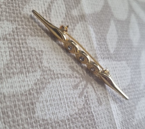 Broche yves rocher doree - broche,