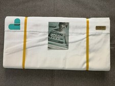 😍 SUPERBE DRAP ANCIEN, PUR COTON, BLANGIL 2x  220 x 320 - NEUF JAMAIS SERVI 😍