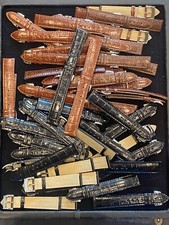 lot de 50 bracelets montres cuir 18 mm Lanvin haute qualité