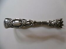 PINCE A SUCRE XX° Griffe de lion Vigne Raisin Pampre   Métal argenté 