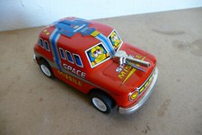 space missile car tin toy