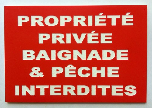 Plaque panneau propriété - panneau,