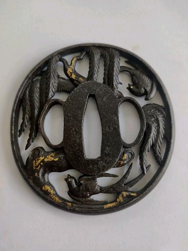 Tsuba authentique edo katana - tsuba,