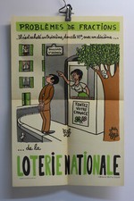 Affiche Loterie Nationale 1962
