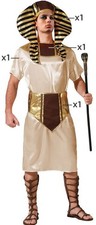 Déguisement Homme Pharaon Toutankhamon M/L Adulte Roi Egypte Egyptien NEUF