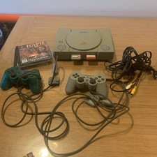 ps1 console Avec Deux Manettes Et Deux Jeux 