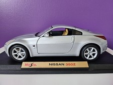 Nissan Fairlady 350Z Coupé Gris Silver Maisto 1/18 31672 Pas De Boite No Box