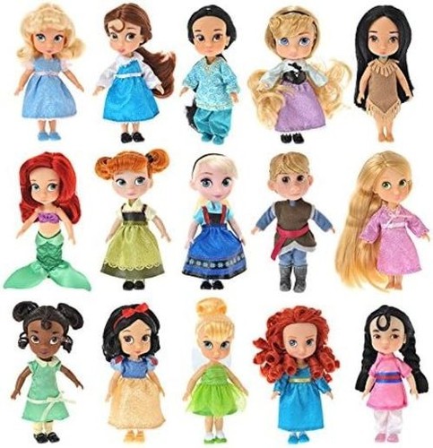 Lot poupées disney - 15,