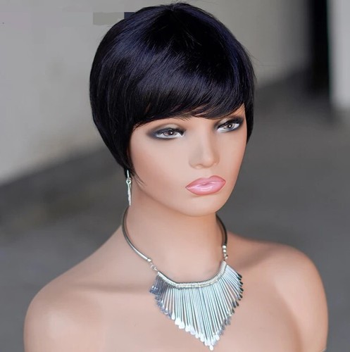 Perruque femme cheveux humains - perruque,