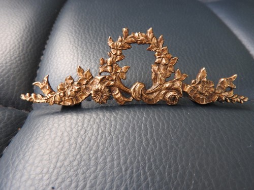 Ancien fronton bronze cadre - ancien,