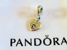 Charm  PANDORA coeur friend forever argent 925 poinçon PANDORA