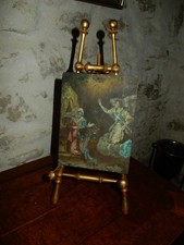 Chevalet de Table ou Présentation Ancien Imitation Bambou Napoléon III