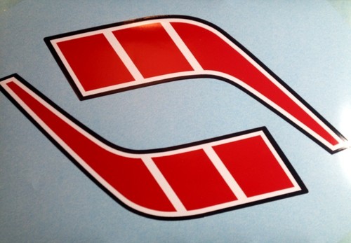 Yamaha rd250 rd400 tail decals - tail,