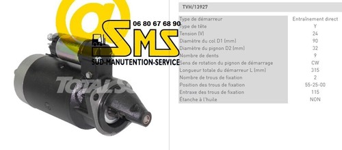 Demarreur 24v toyota - toyota, sdk6
