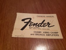 FENDER Champ Vibro Chamo