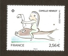 FRANCE 2021  Timbre N° 5513 CAMILLE  HENROT NEUF ** LUXE MNH