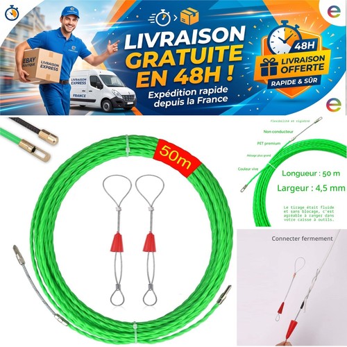 Tire fil électrique - 50, m