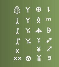 RC Panzer 1/16 Decals Autocollants Signes de Division Allemagne Merci 1:16 (5...