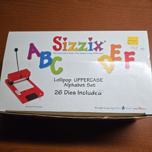 Sizzix lollipop uppercase - lollipop,