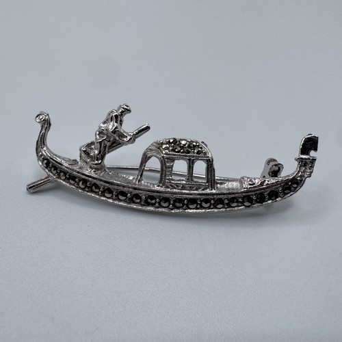 Broche ancienne gondole - ancienne, « gondole