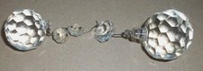 2 BOULES A FACETTES POUR LUSTRE A PAMPILLES