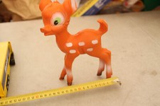 Jouet Bambi disney pouet pouet vintage ancien annee 1970 " siffler hs "