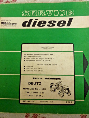 Revue technique tracteur - revue,