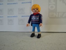 PLAYMOBIL city personnage homme pull chalet de montagne set 9280 de 2017