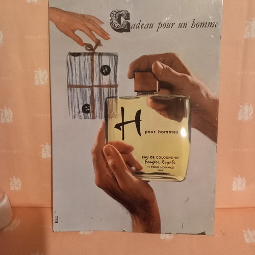 Pour homme ancienne plaque - h,