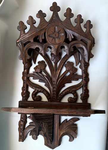 Etagère console ancienne - , en