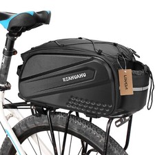 sac de selle arrière pour vélo multifonctionnel 10L étanche coffre bandoulière