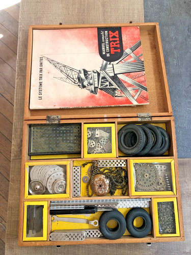 Trix ancien coffret en bois - trix,
