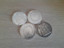 Lot 10 Francs Hercule - Argent