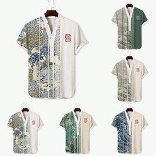 Haut haut homme - bouton col V