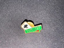 (V9) PINS BADGE ENAMEL VINTAGE COLLECTION JEU FDJ POKER TAPIS VERT CARTE