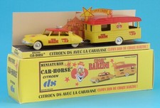 Car-Horse Citroen ds 19 Cirque Barzinni caravane Digue style Dinky cij jrd