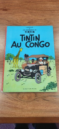 Tintin congo dedicacee - tintin,