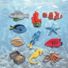Lot De 11 Figurines D'animaux