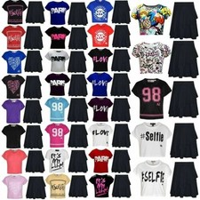 Ensemble De Jupe Patineuse À Col Rond Tendance Et Stylé Pour Filles