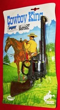 CRESCENT COWBOY KING PISTOLET À CAP WESTERN 70s 12 COUPS AMORCES FLIPPY COLT