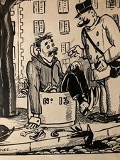 Dessin Encre 1920 Maurice